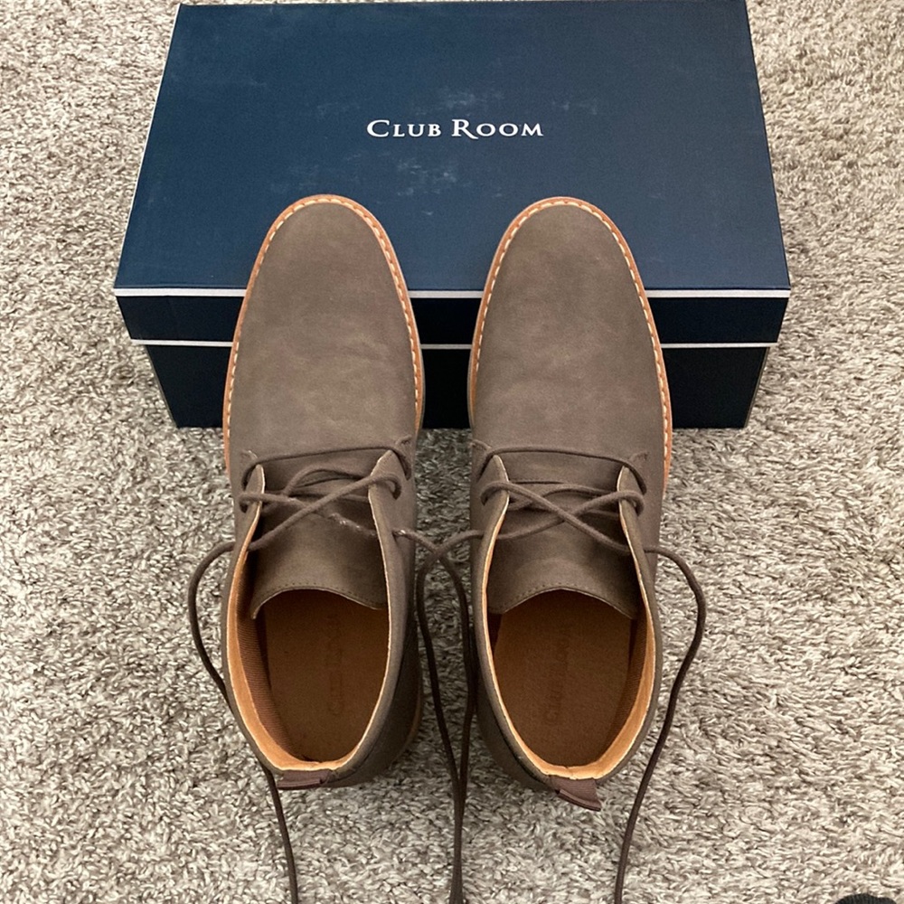 Suede ankle boots